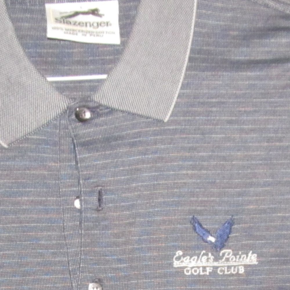 Slazenger Golf Shirt featuring Eagle's Pointe Golf Club logo - Men's Size Large